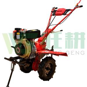 4.5HP pŵer gêr Diesel effeithlonrwydd uchel amaethu yrru llyw peiriant tyrchu llaw
